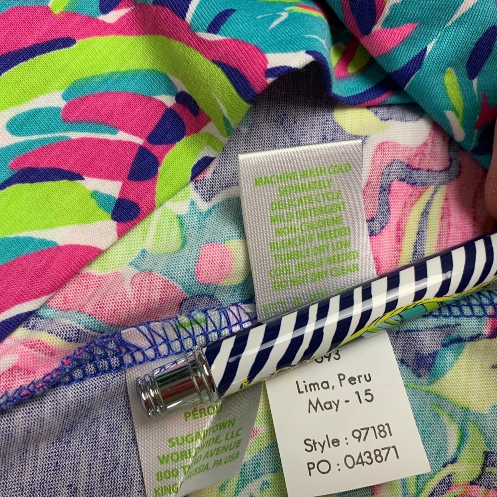 Lilly Pulitzer Marlowe Tee T-Shirt Shift Dress Toucan Play sz XXS 00 0 - Picture 7 of 8